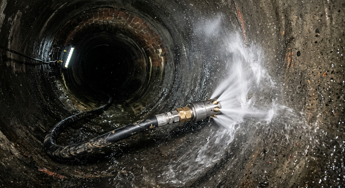 hydrocurage haute pression canalisation Paris