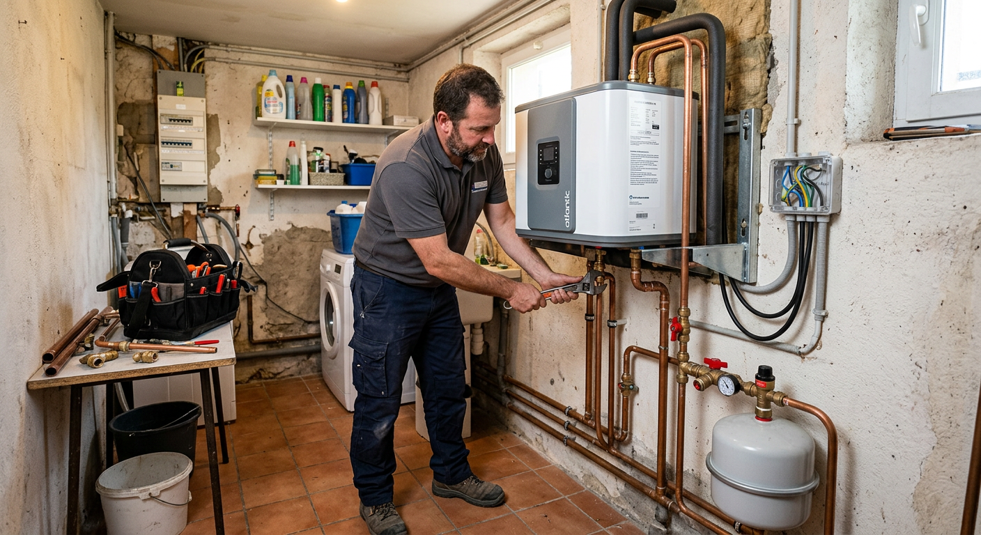 pose chauffe-eau appartement Paris 18ème
