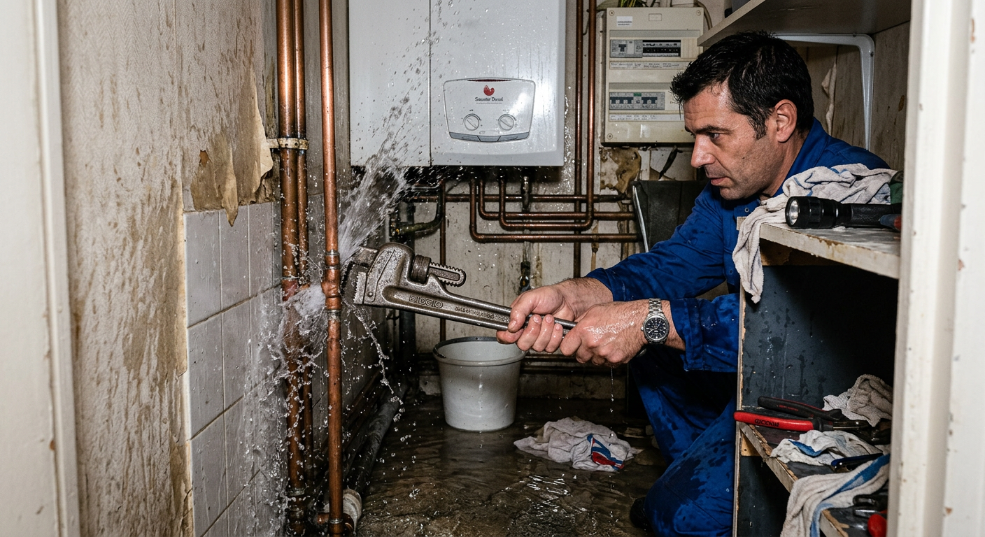 urgence fuite colonne montante immeuble Paris 18